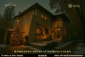 Poveste de Crăciun în atmosfera anilor ’30: magia sărbătorilor la fosta Casă Tătărăscu, acum Eko Group Vila